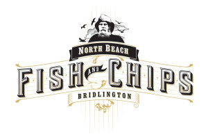 Logo Design for North Beach Fish and Chips in Bridlington