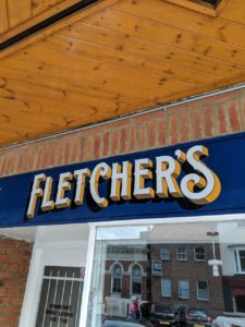 Fletchers Traditional shop signwriting